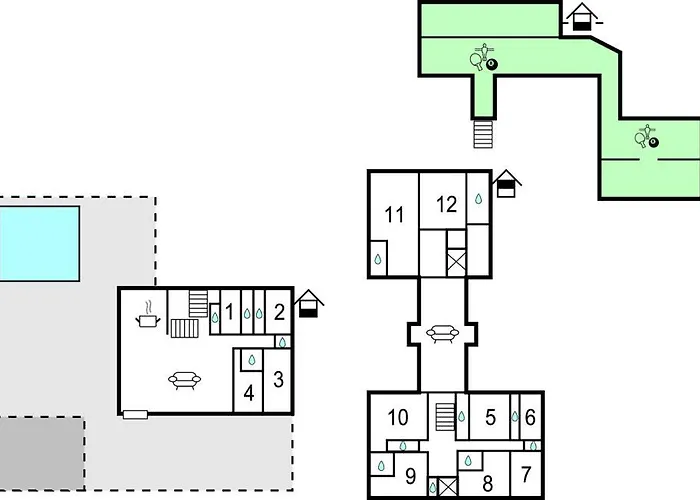 Дом отдыха Awesome In With Kitchen